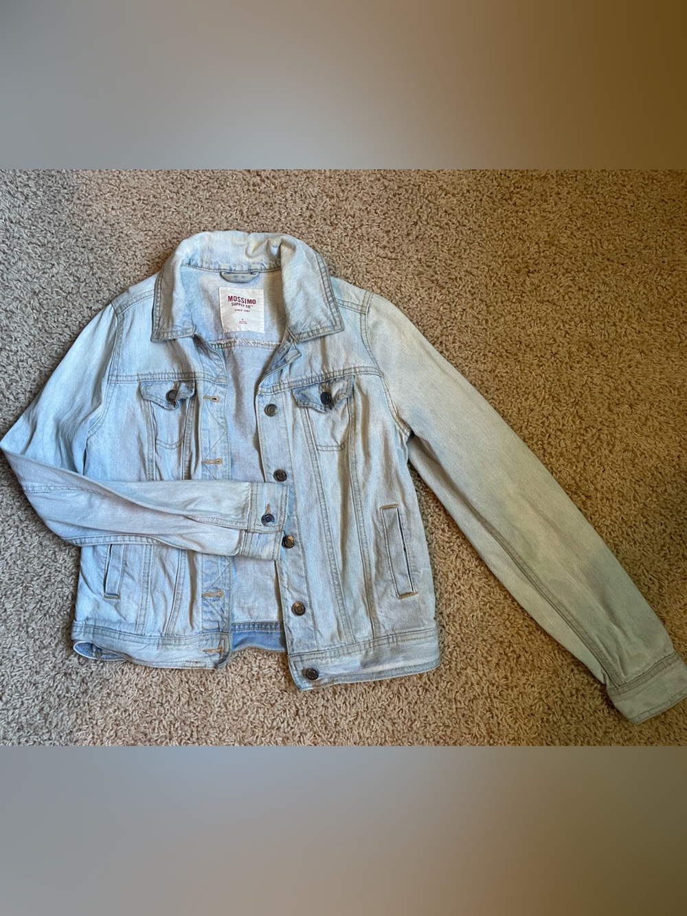 Mossimo Supply Co. Light Wash Blue Denim Jacket